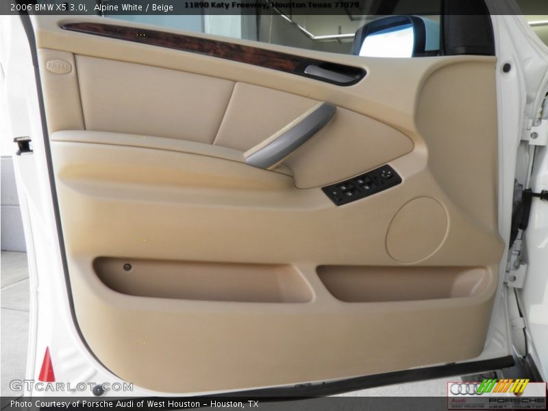 Alpine White / Beige 2006 BMW X5 3.0i
