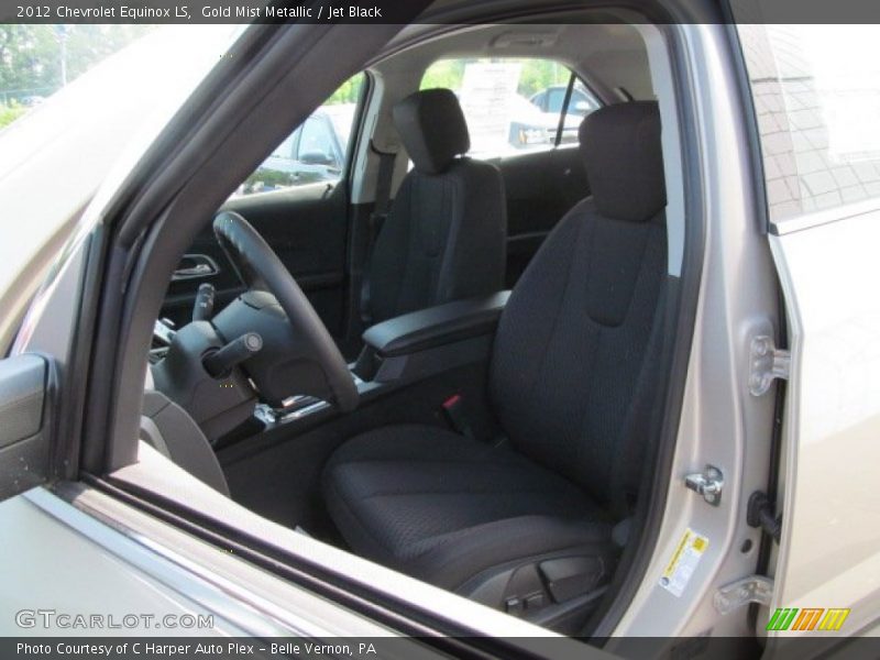 Gold Mist Metallic / Jet Black 2012 Chevrolet Equinox LS