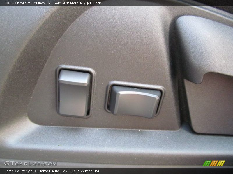 Gold Mist Metallic / Jet Black 2012 Chevrolet Equinox LS