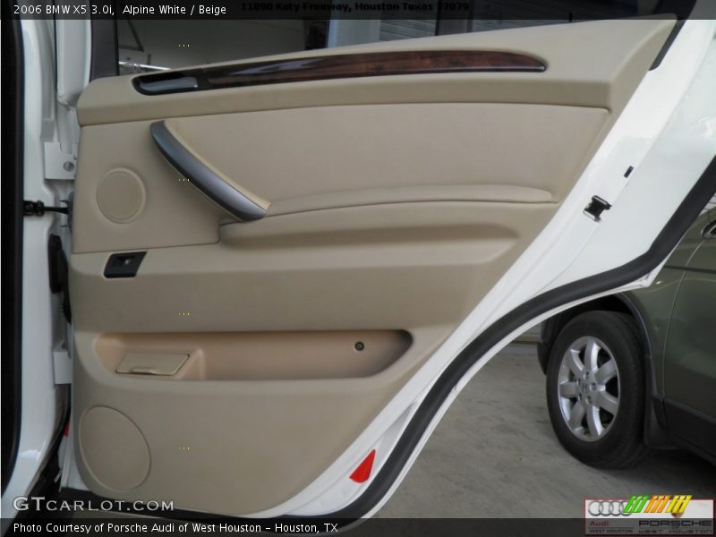 Alpine White / Beige 2006 BMW X5 3.0i