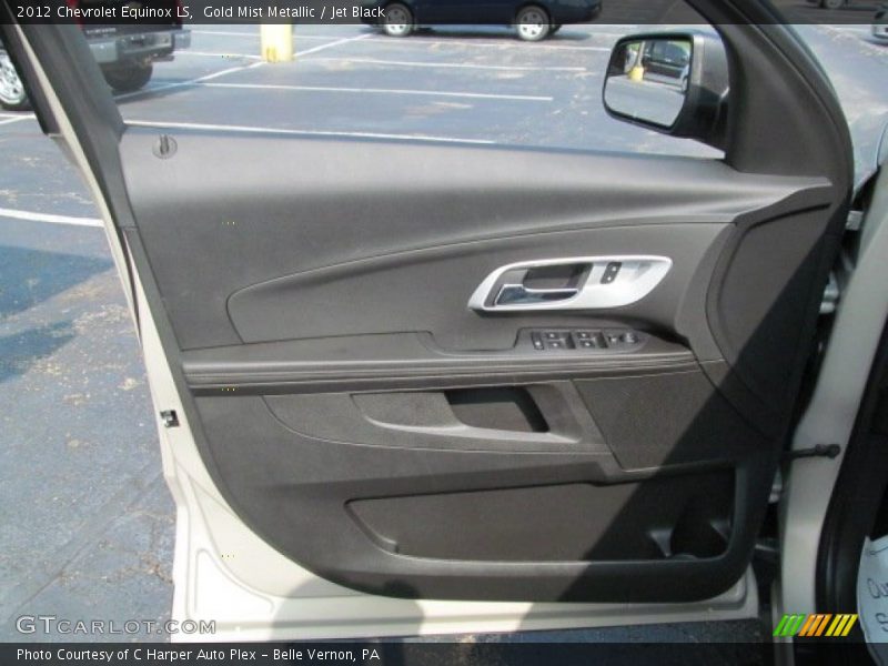Gold Mist Metallic / Jet Black 2012 Chevrolet Equinox LS