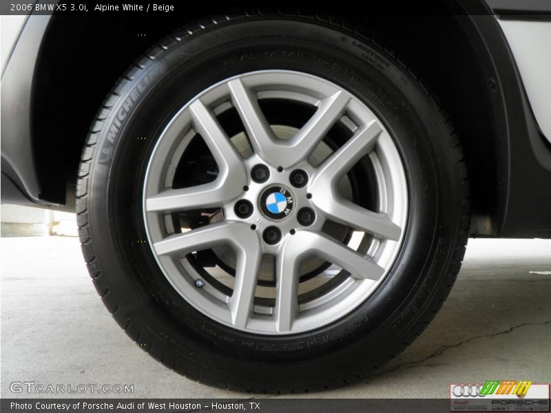 Alpine White / Beige 2006 BMW X5 3.0i