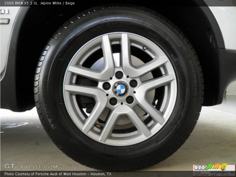 Alpine White / Beige 2006 BMW X5 3.0i