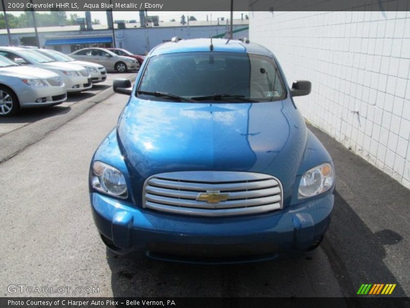 Aqua Blue Metallic / Ebony 2009 Chevrolet HHR LS