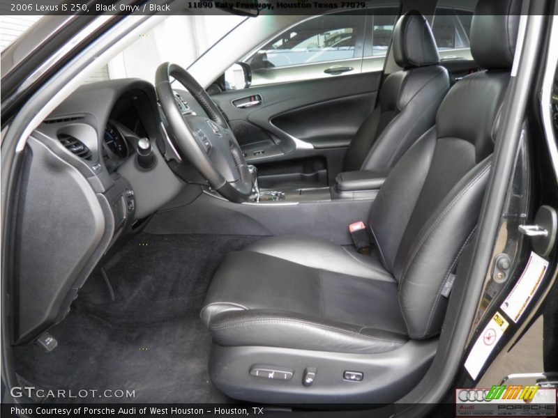 Black Onyx / Black 2006 Lexus IS 250