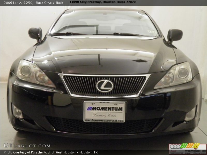 Black Onyx / Black 2006 Lexus IS 250