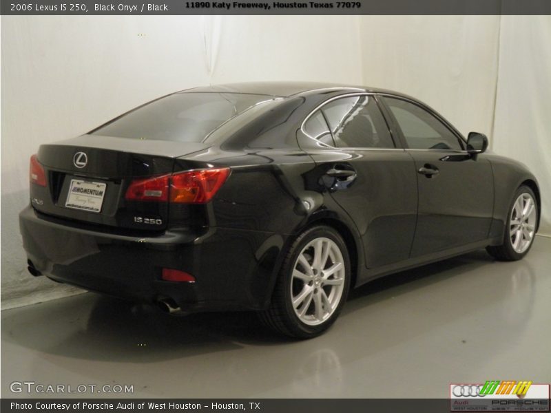 Black Onyx / Black 2006 Lexus IS 250