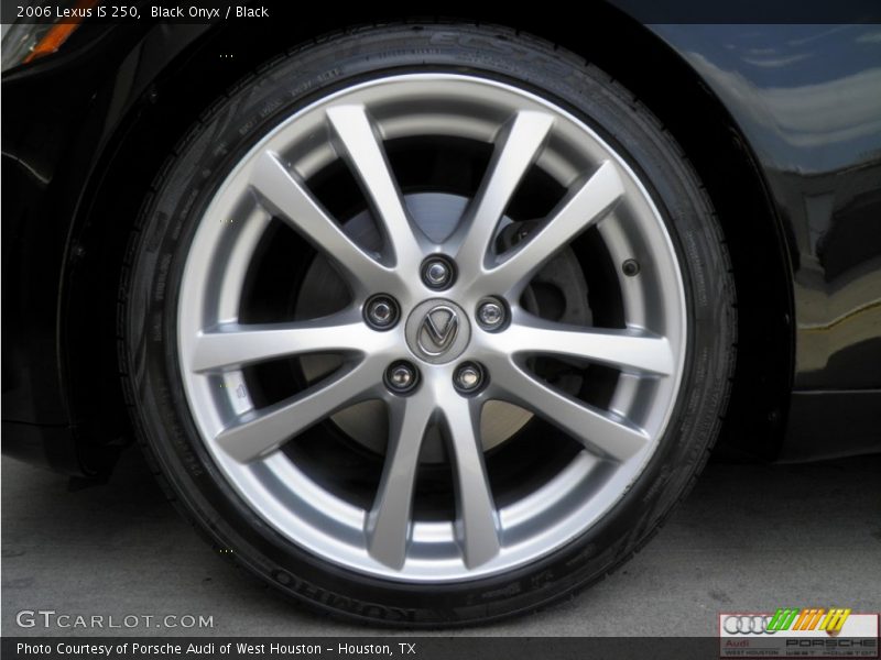 Black Onyx / Black 2006 Lexus IS 250