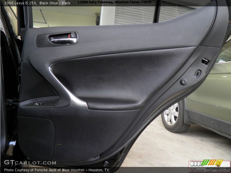 Black Onyx / Black 2006 Lexus IS 250