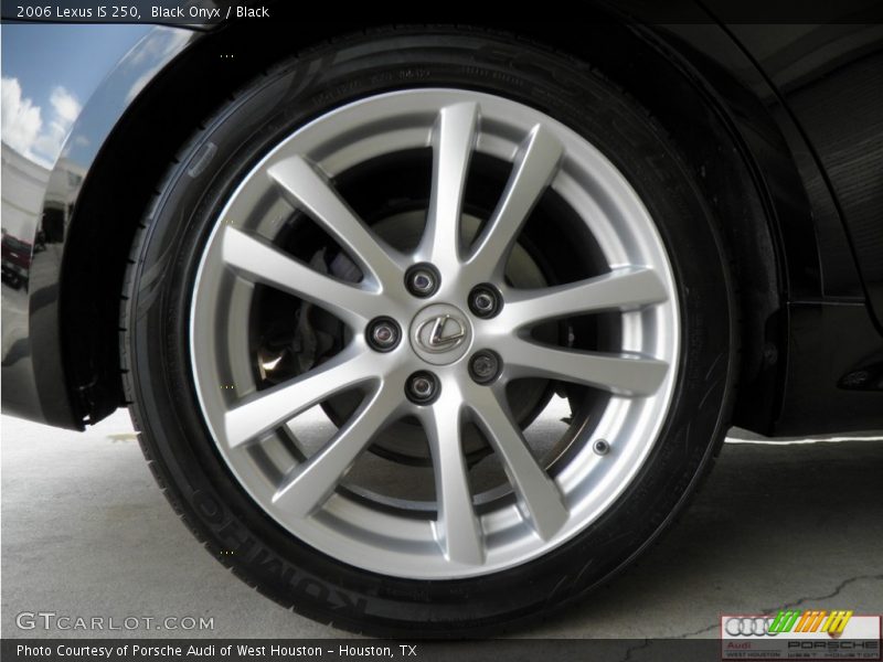 Black Onyx / Black 2006 Lexus IS 250