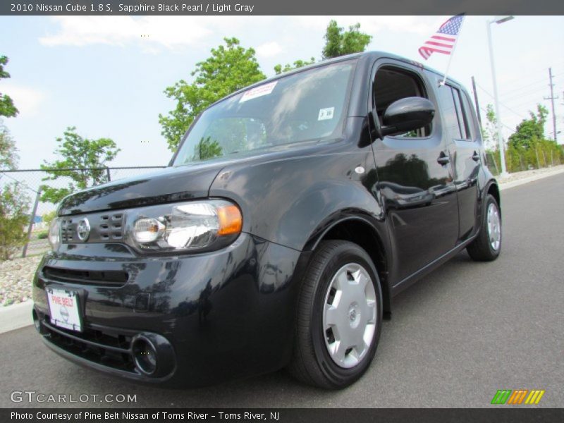 Sapphire Black Pearl / Light Gray 2010 Nissan Cube 1.8 S