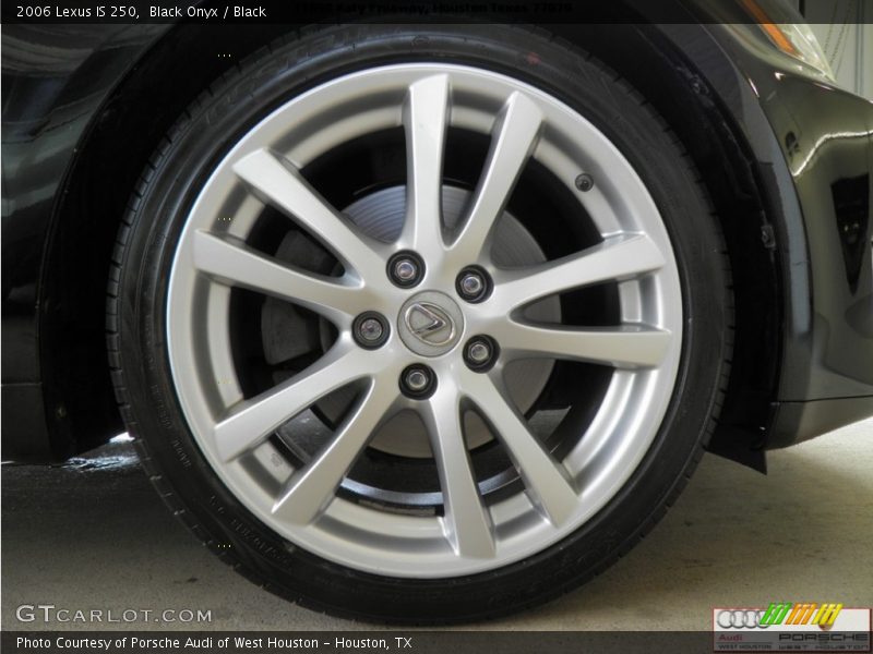 Black Onyx / Black 2006 Lexus IS 250