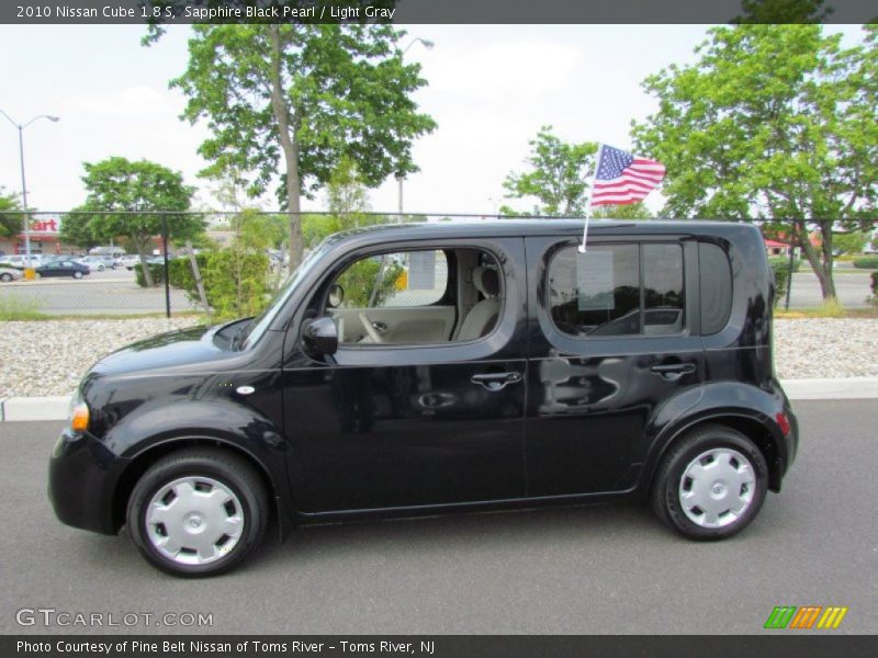 Sapphire Black Pearl / Light Gray 2010 Nissan Cube 1.8 S