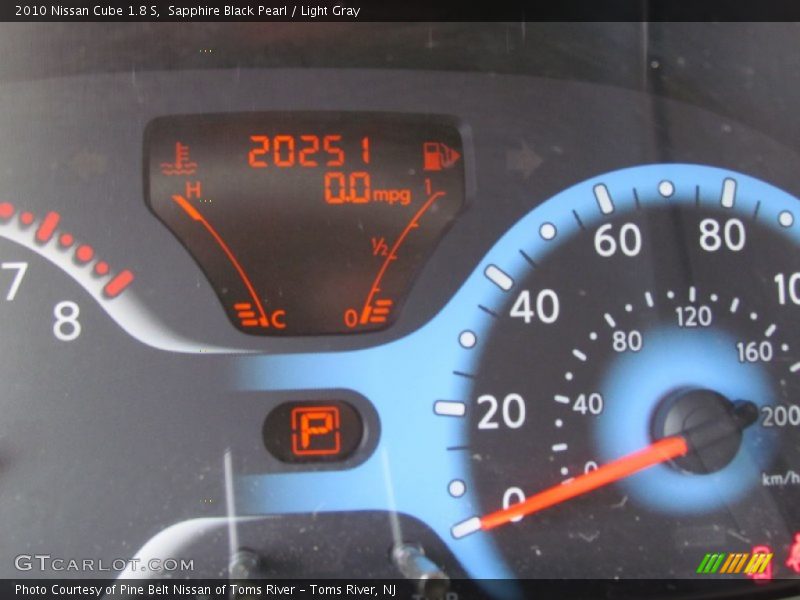 Sapphire Black Pearl / Light Gray 2010 Nissan Cube 1.8 S