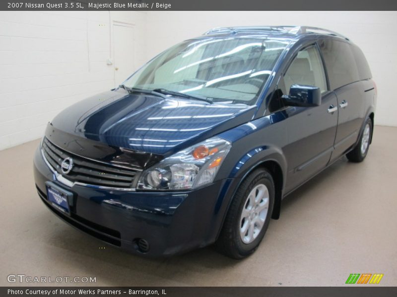 Majestic Blue Metallic / Beige 2007 Nissan Quest 3.5 SL