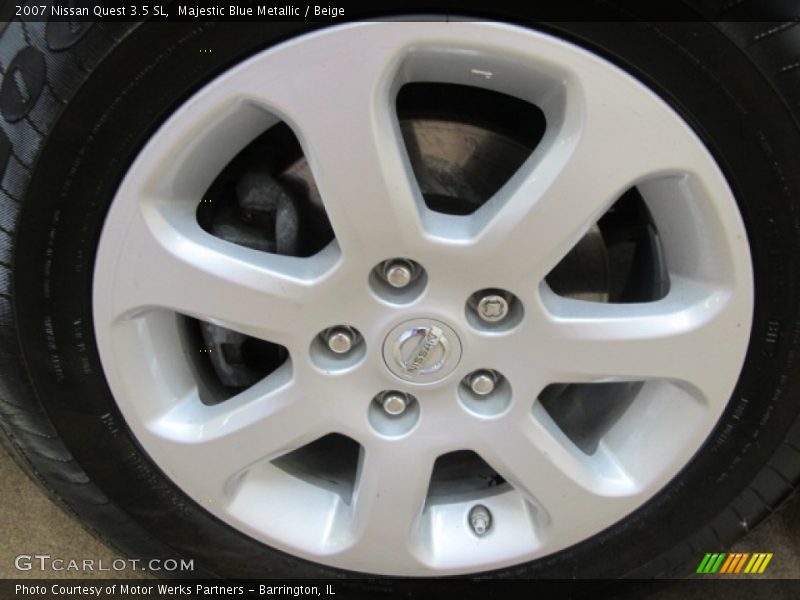 Majestic Blue Metallic / Beige 2007 Nissan Quest 3.5 SL