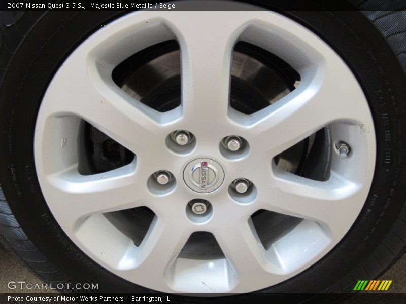 Majestic Blue Metallic / Beige 2007 Nissan Quest 3.5 SL