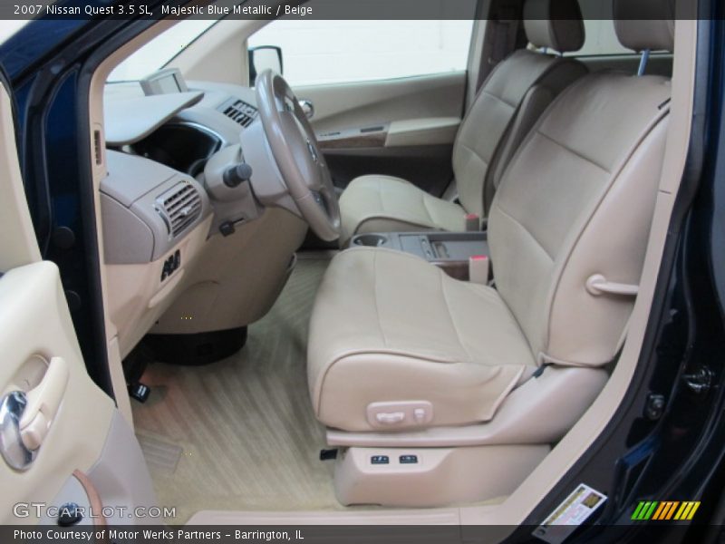 Majestic Blue Metallic / Beige 2007 Nissan Quest 3.5 SL