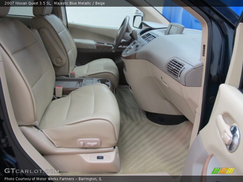 Majestic Blue Metallic / Beige 2007 Nissan Quest 3.5 SL