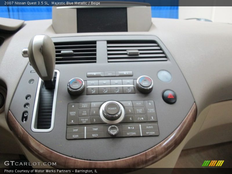 Majestic Blue Metallic / Beige 2007 Nissan Quest 3.5 SL