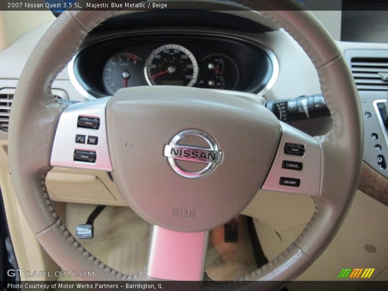 Majestic Blue Metallic / Beige 2007 Nissan Quest 3.5 SL