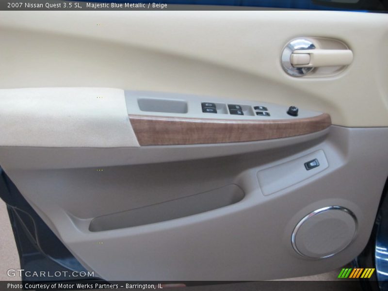 Majestic Blue Metallic / Beige 2007 Nissan Quest 3.5 SL