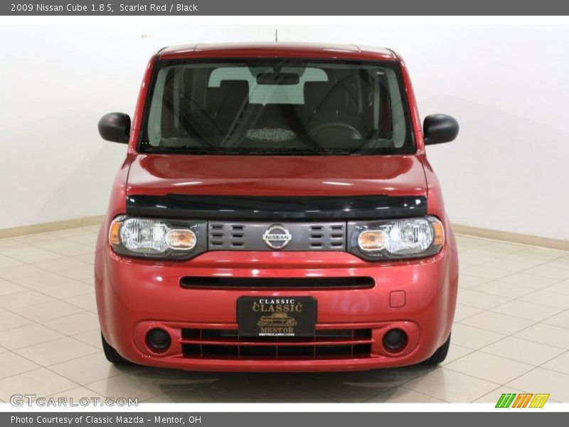 Scarlet Red / Black 2009 Nissan Cube 1.8 S