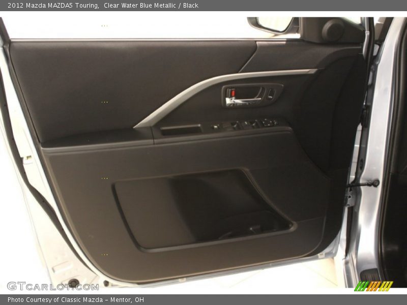 Clear Water Blue Metallic / Black 2012 Mazda MAZDA5 Touring
