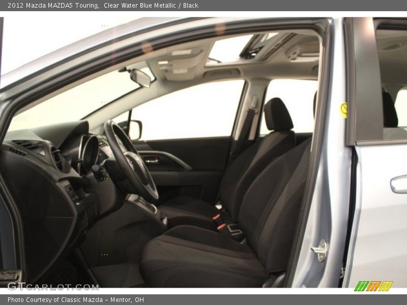 Clear Water Blue Metallic / Black 2012 Mazda MAZDA5 Touring