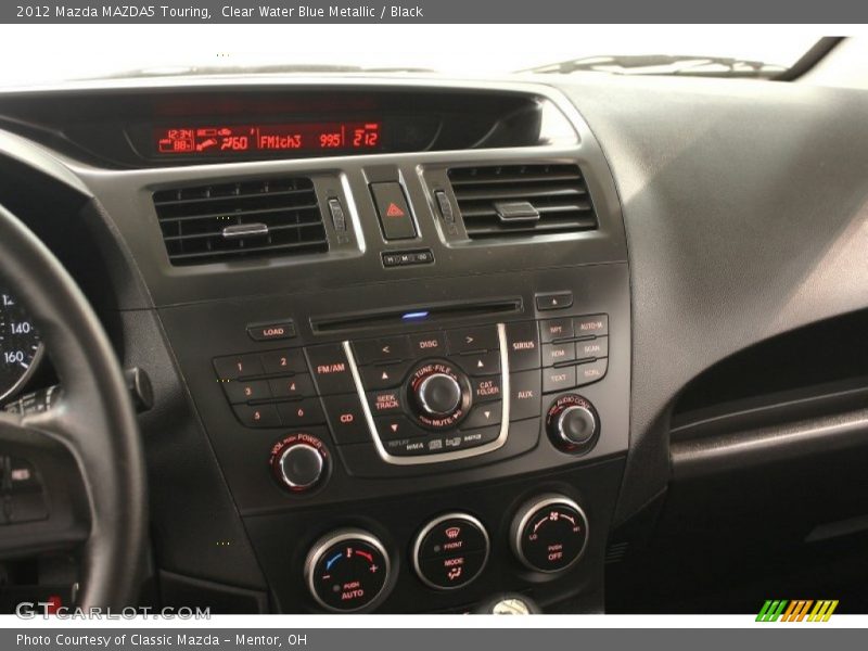 Controls of 2012 MAZDA5 Touring