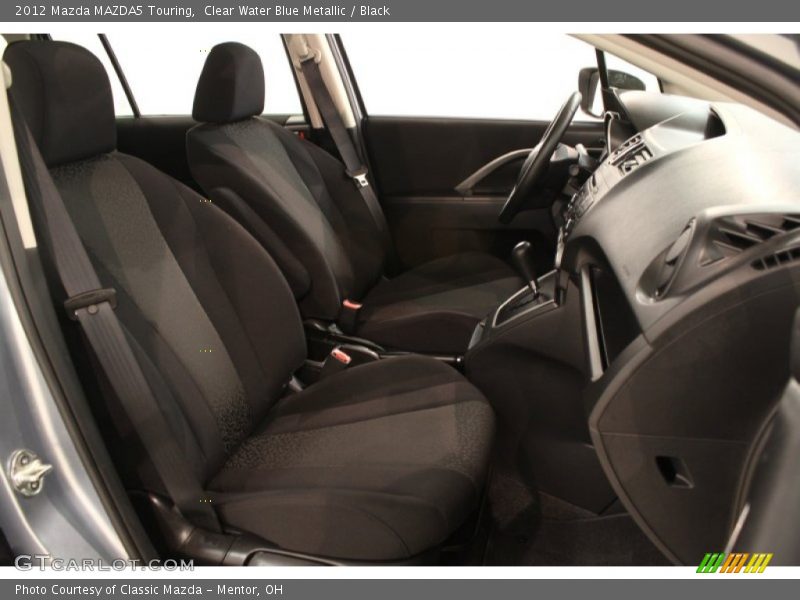 Clear Water Blue Metallic / Black 2012 Mazda MAZDA5 Touring