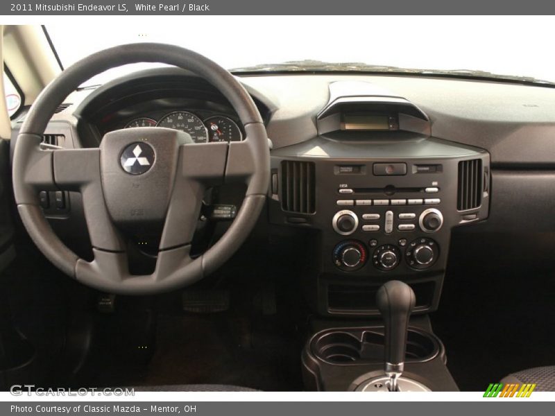 White Pearl / Black 2011 Mitsubishi Endeavor LS