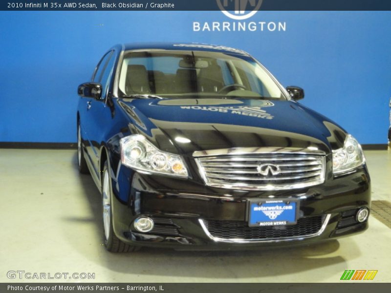 Black Obsidian / Graphite 2010 Infiniti M 35x AWD Sedan