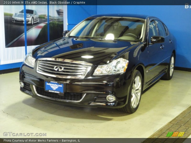 Black Obsidian / Graphite 2010 Infiniti M 35x AWD Sedan