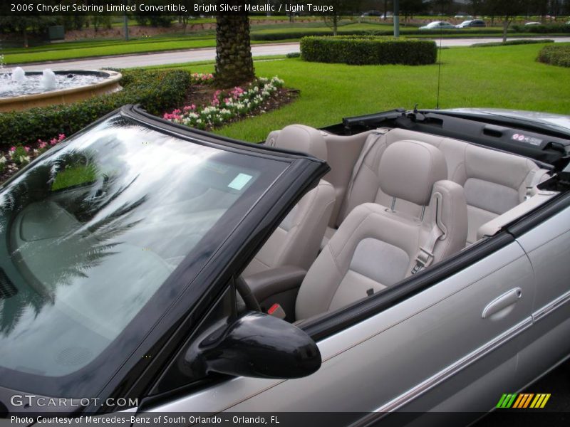 Bright Silver Metallic / Light Taupe 2006 Chrysler Sebring Limited Convertible