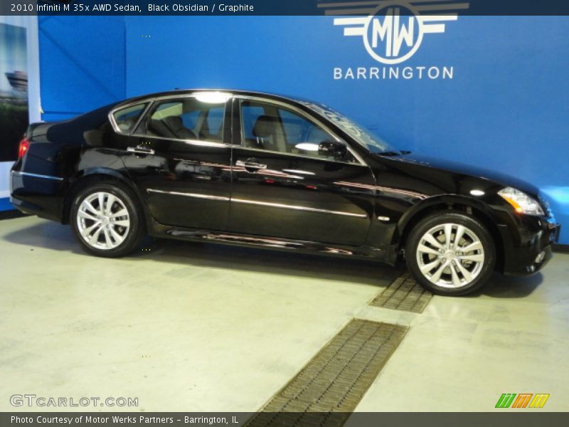 Black Obsidian / Graphite 2010 Infiniti M 35x AWD Sedan