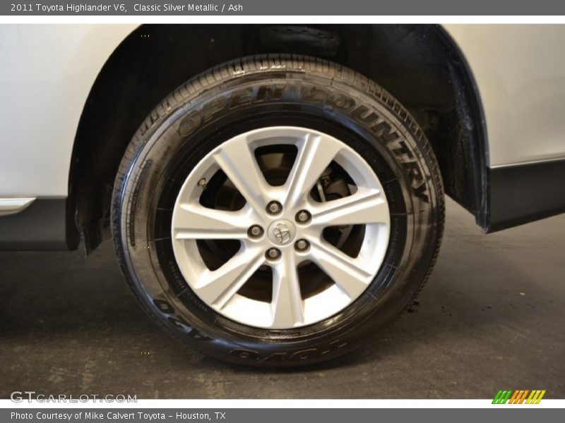 Classic Silver Metallic / Ash 2011 Toyota Highlander V6