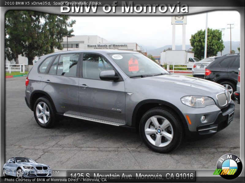 Space Grey Metallic / Black 2010 BMW X5 xDrive35d