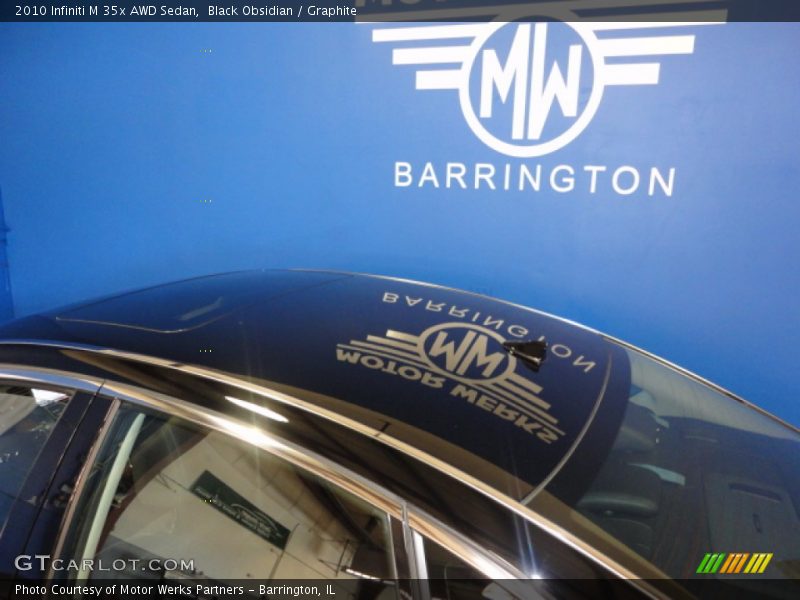Black Obsidian / Graphite 2010 Infiniti M 35x AWD Sedan