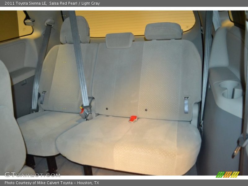 Salsa Red Pearl / Light Gray 2011 Toyota Sienna LE
