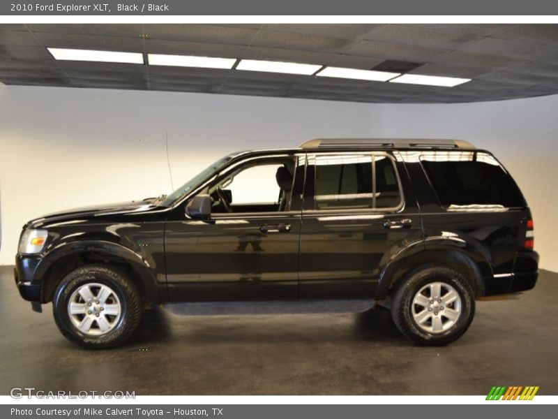 Black / Black 2010 Ford Explorer XLT