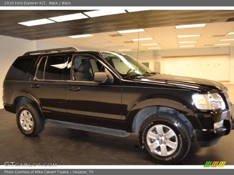 Black / Black 2010 Ford Explorer XLT