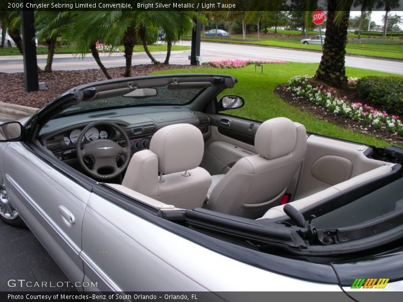 Bright Silver Metallic / Light Taupe 2006 Chrysler Sebring Limited Convertible