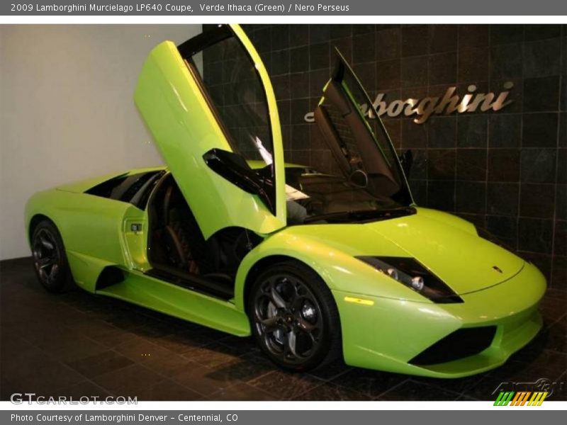 Verde Ithaca (Green) / Nero Perseus 2009 Lamborghini Murcielago LP640 Coupe