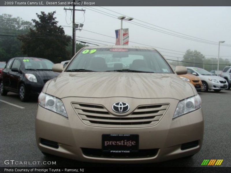 Desert Sand Metallic / Bisque 2009 Toyota Camry LE