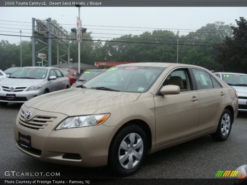 Desert Sand Metallic / Bisque 2009 Toyota Camry LE