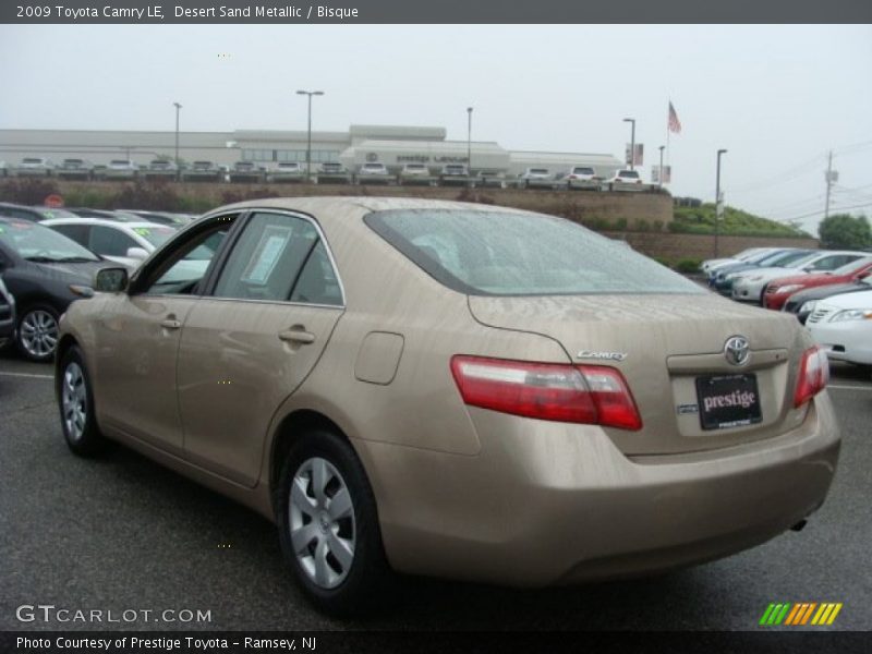 Desert Sand Metallic / Bisque 2009 Toyota Camry LE