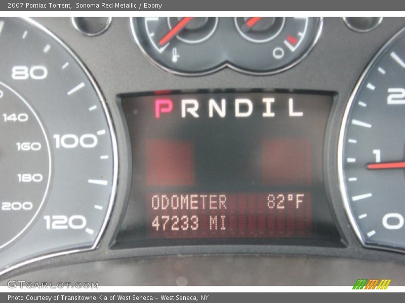 Sonoma Red Metallic / Ebony 2007 Pontiac Torrent