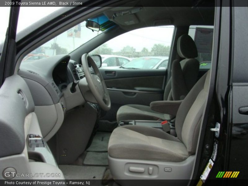 Black / Stone 2009 Toyota Sienna LE AWD