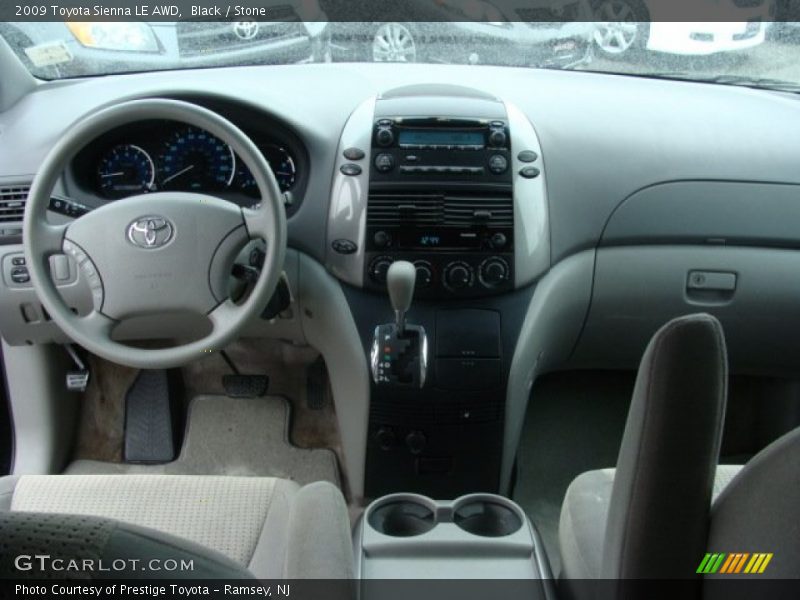 Black / Stone 2009 Toyota Sienna LE AWD